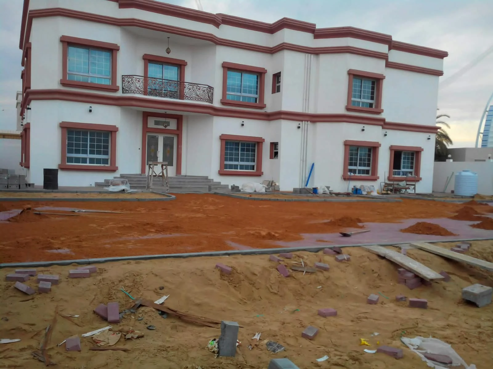 Residential project site